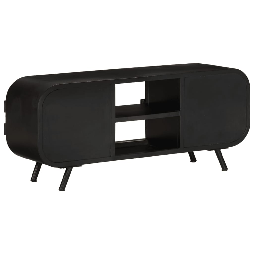vidaXL TV Cabinet 110x30x45 cm Rough Mango Wood