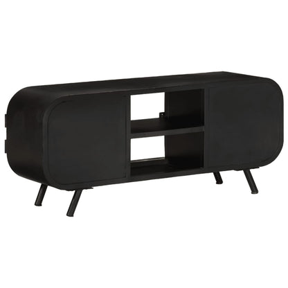 vidaXL TV Cabinet 110x30x45 cm Rough Mango Wood