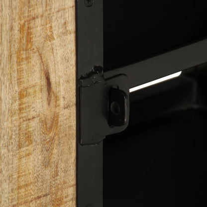 vidaXL TV Cabinet 110x30x45 cm Rough Mango Wood