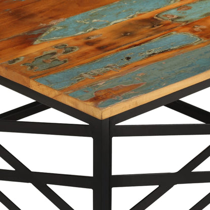 330075 vidaXL Coffee Table 68x68x35 cm Solid Reclaimed Wood