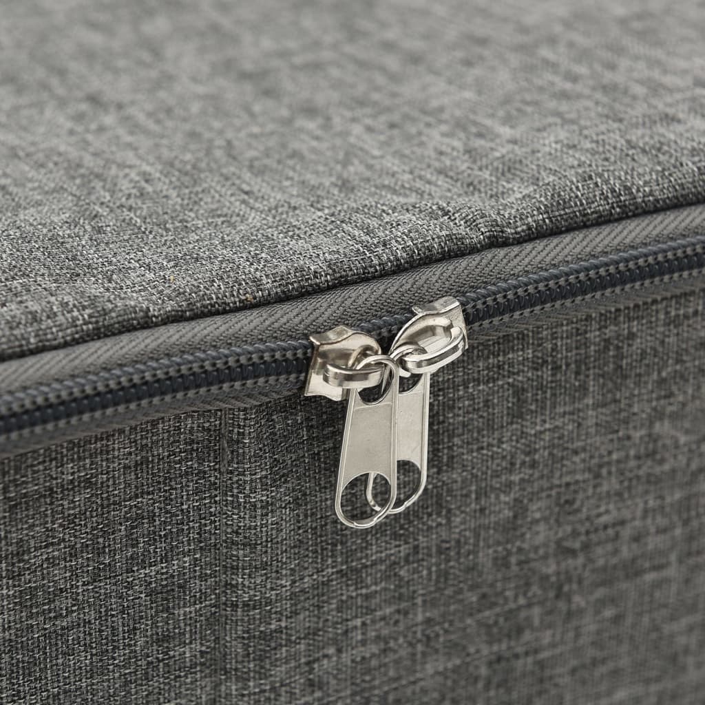 vidaXL Storage Box Fabric 70x40x18 cm Anthracite
