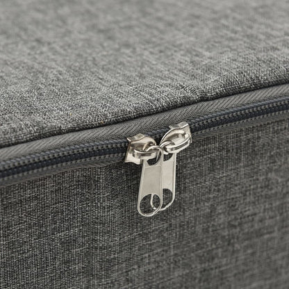 vidaXL Storage Box Fabric 70x40x18 cm Anthracite