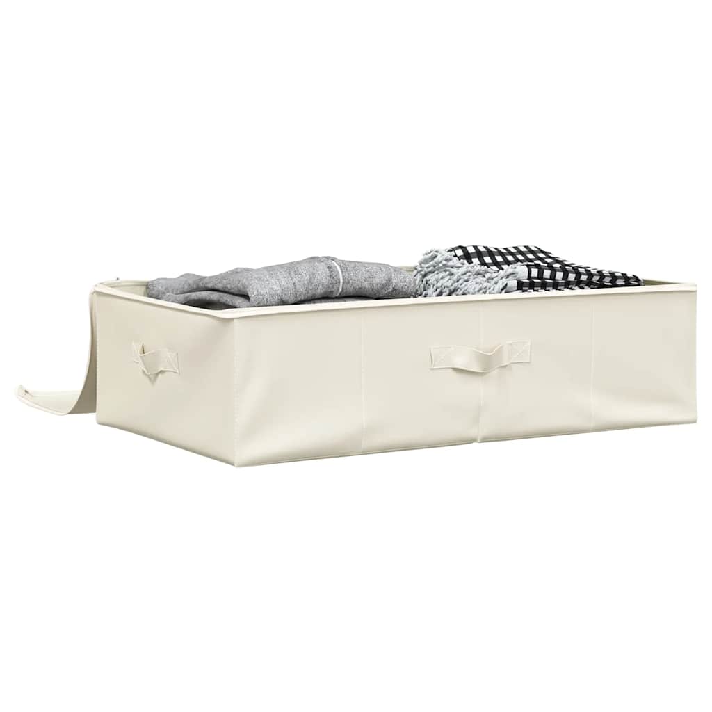 vidaXL Storage Box Fabric 70x40x18 cm Cream