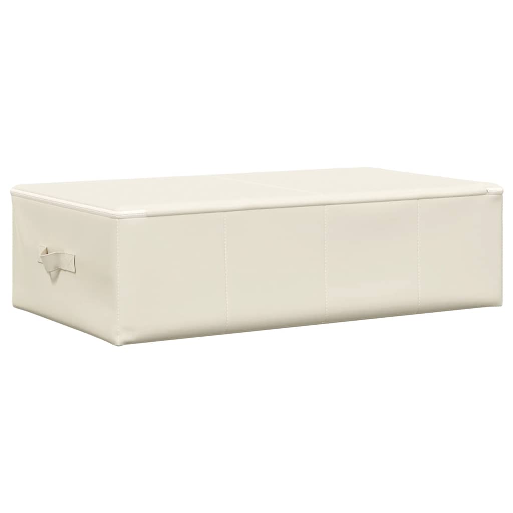 vidaXL Storage Box Fabric 70x40x18 cm Cream
