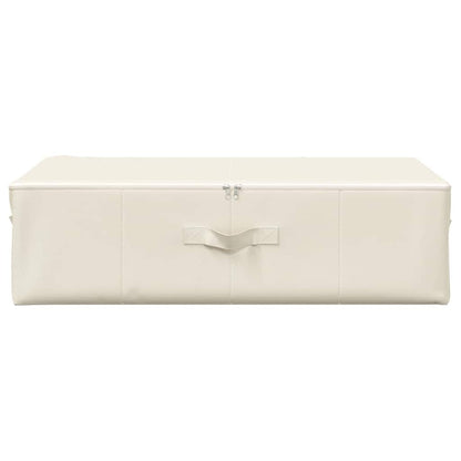 vidaXL Storage Boxes 2 pcs Fabric 70x40x18 cm Cream
