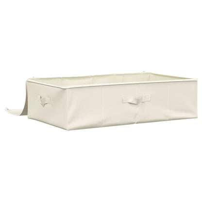 vidaXL Storage Boxes 2 pcs Fabric 70x40x18 cm Cream