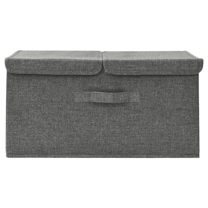 vidaXL Storage Box Fabric 50x30x25 cm Anthracite