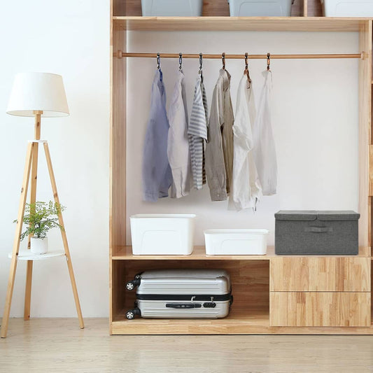 vidaXL | Storage boxes | Folding with Storage Anthracite Non-woven fabric
