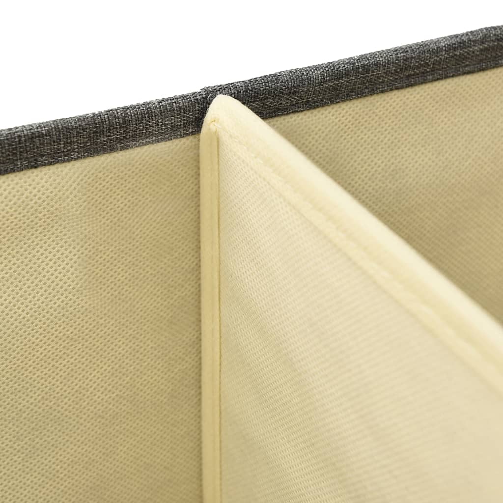 vidaXL Storage Boxes 2 pcs Fabric 50x30x25 cm Anthracite