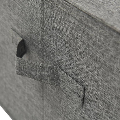 vidaXL Storage Boxes 2 pcs Fabric 50x30x25 cm Anthracite