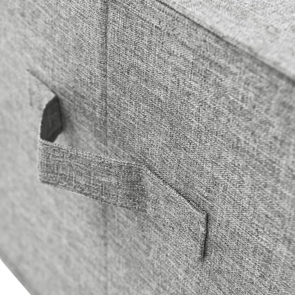 vidaXL Storage Box Fabric 50x30x25 cm Grey