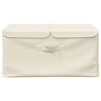 vidaXL Storage Box Fabric 50x30x25 cm Cream