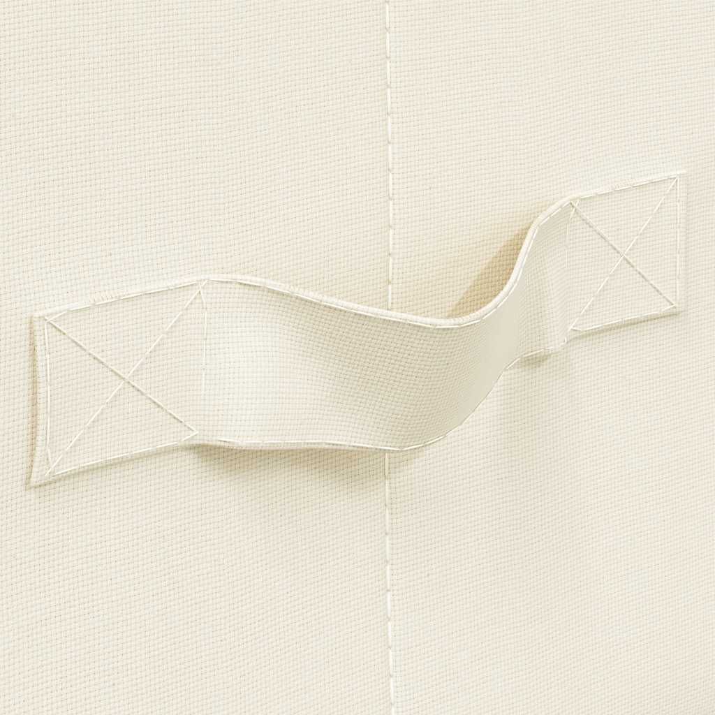 vidaXL Storage Boxes 2 pcs Fabric 50x30x25 cm Cream