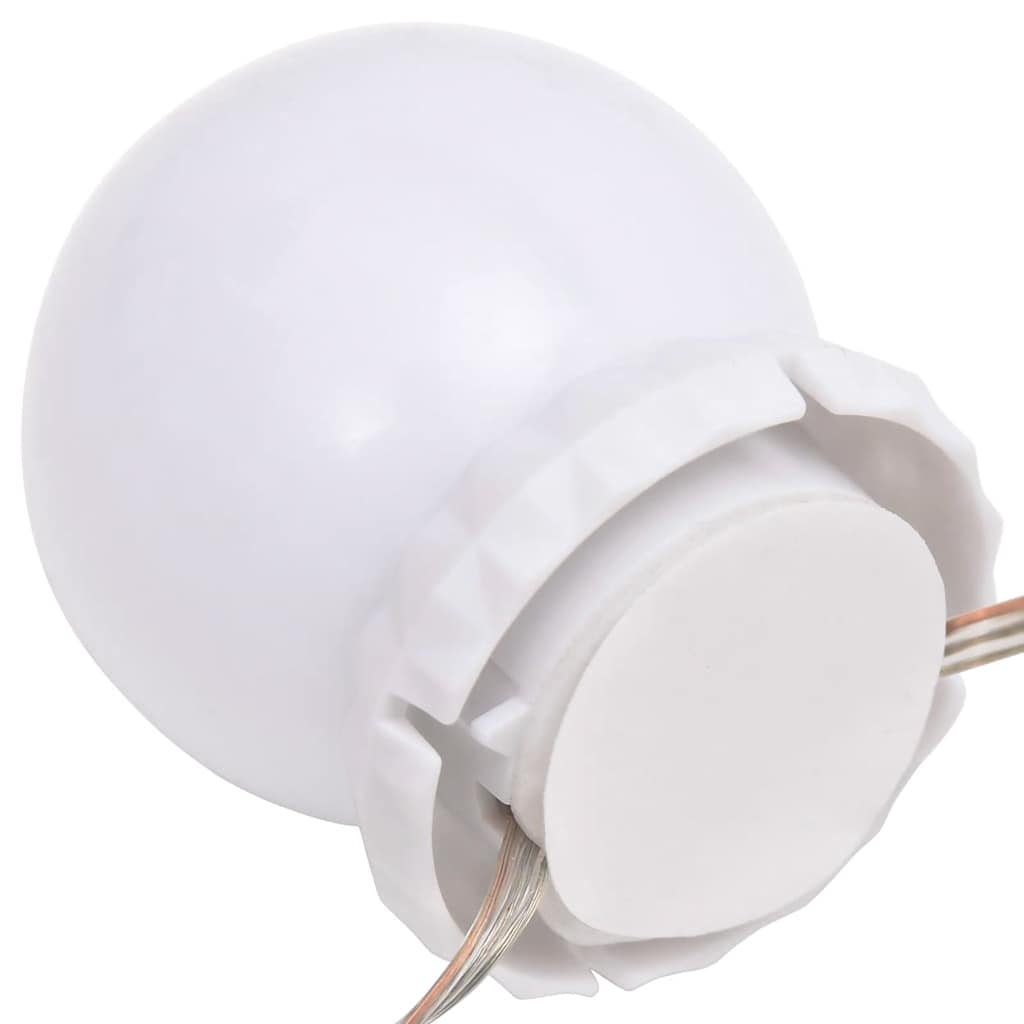 vidaXL Mirror Light with 8 LED Light Bulbs Warm White and Cold White