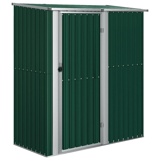 150903 vidaXL Garden Shed Green 180,5x97x209,5 cm Galvanised Steel