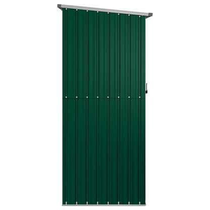 vidaXL Garden Shed Green 180.5x97x209.5 cm Galvanised Steel