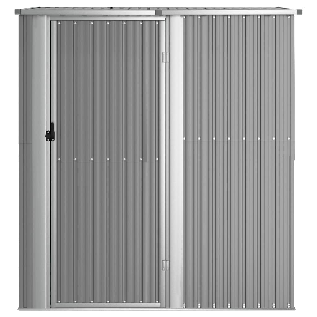 vidaXL Garden Shed Grey 180.5x97x209.5 cm Galvanised Steel