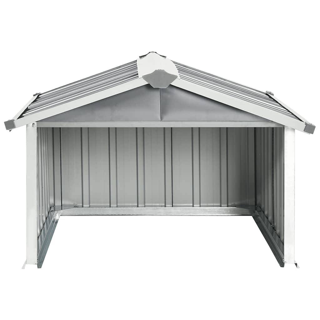 vidaXL Garden Robot Lawnmower Shed 92x97x63 cm Galvanised Steel Grey