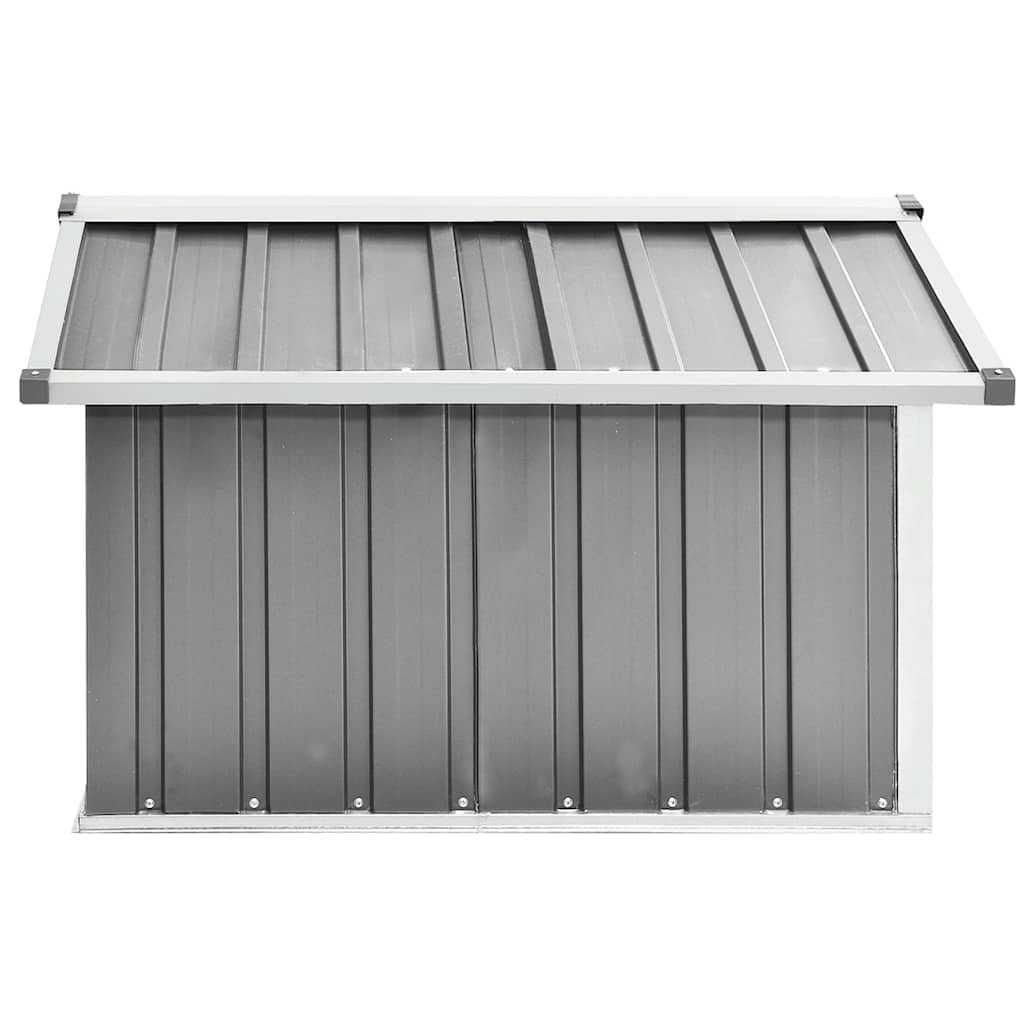 vidaXL Garden Robot Lawnmower Shed 92x97x63 cm Galvanised Steel Grey