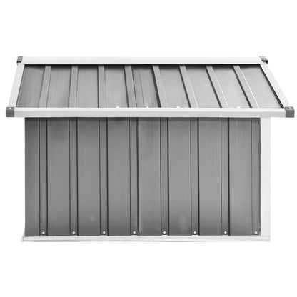 vidaXL Garden Robot Lawnmower Shed 92x97x63 cm Galvanised Steel Grey