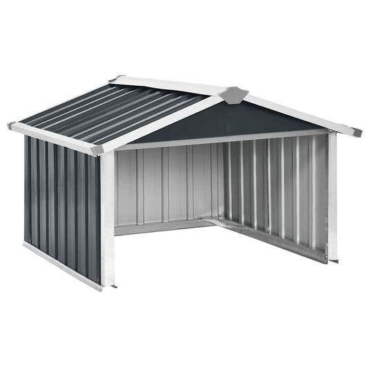 150909 vidaXL Garden Robot Lawnmower Shed 92x97x63 cm Galvanised Steel Anthracite