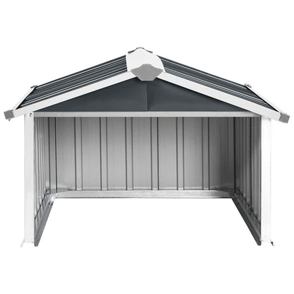 vidaXL Garden Robot Lawnmower Shed 92x97x63 cm Galvanised Steel Anthracite