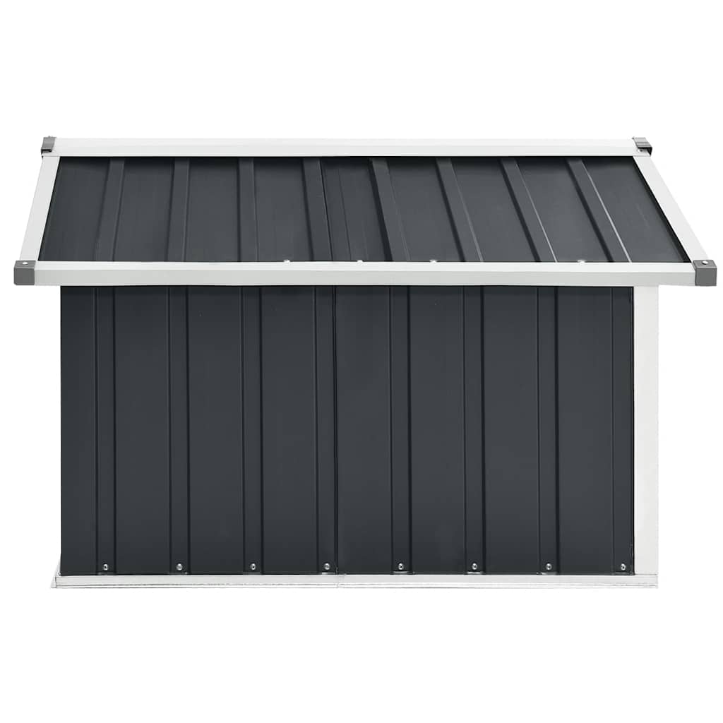 vidaXL Garden Robot Lawnmower Shed 92x97x63 cm Galvanised Steel Anthracite