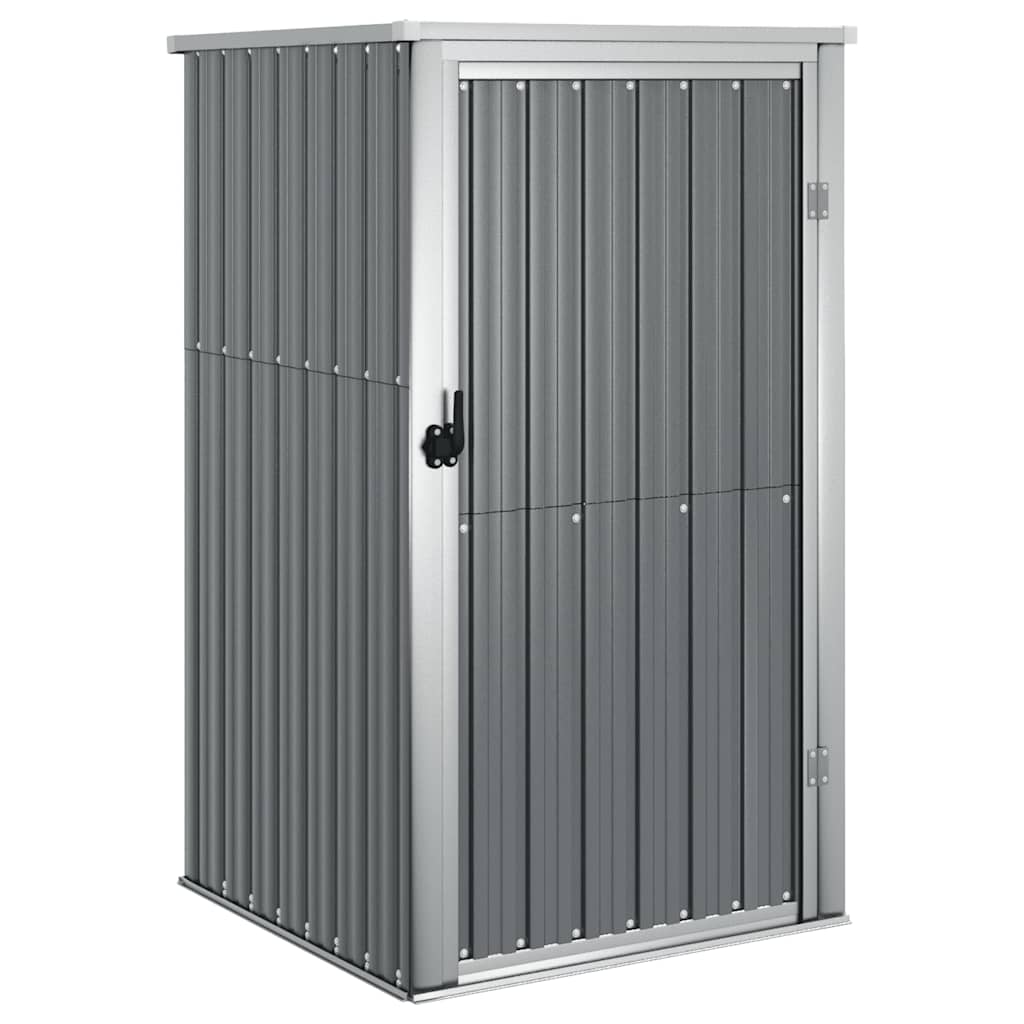 vidaXL Garden Tool Shed Grey 88x89x161 cm Galvanised Steel