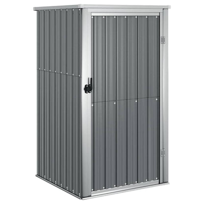 vidaXL Garden Tool Shed Grey 88x89x161 cm Galvanised Steel