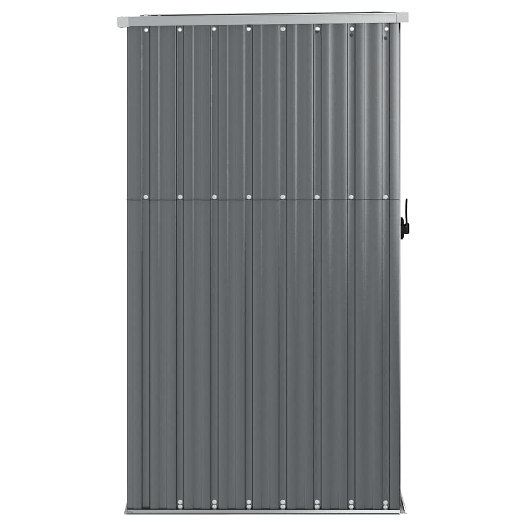 vidaXL Garden Tool Shed Grey 88x89x161 cm Galvanised Steel