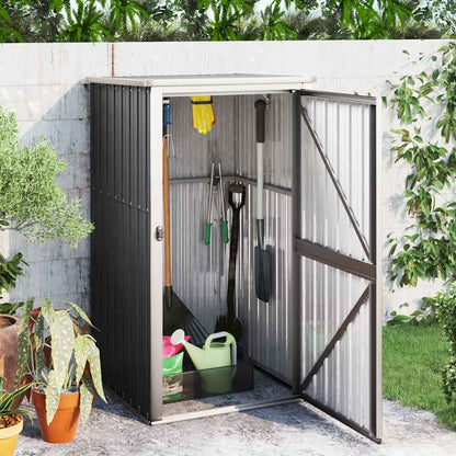 vidaXL Tool Shed | Anthracite | Galvanised steel, Metal, Plastic | Standard