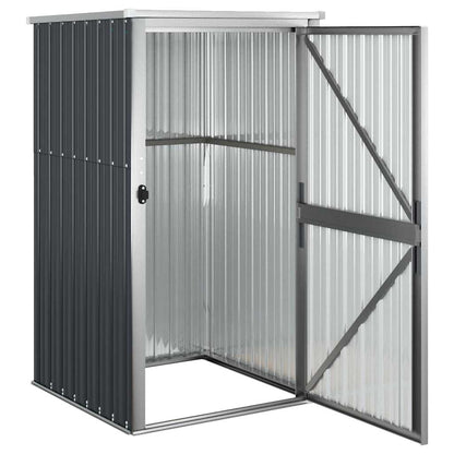 vidaXL Tool Shed | Anthracite | Galvanised steel, Metal, Plastic | Standard