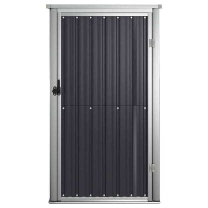 vidaXL Tool Shed | Anthracite | Galvanised steel, Metal, Plastic | Standard