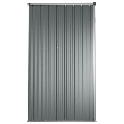 vidaXL Tool Shed | Grey | Galvanised Steel | Large | Garden Tool Shed