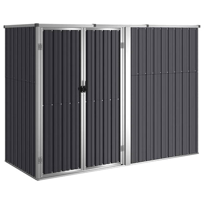 vidaXL Tool Shed | Anthracite | Galvanised steel, metal | Large |  Durable