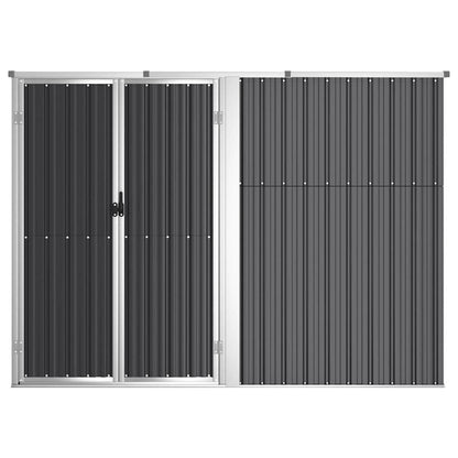 vidaXL Tool Shed | Anthracite | Galvanised steel, metal | Large |  Durable