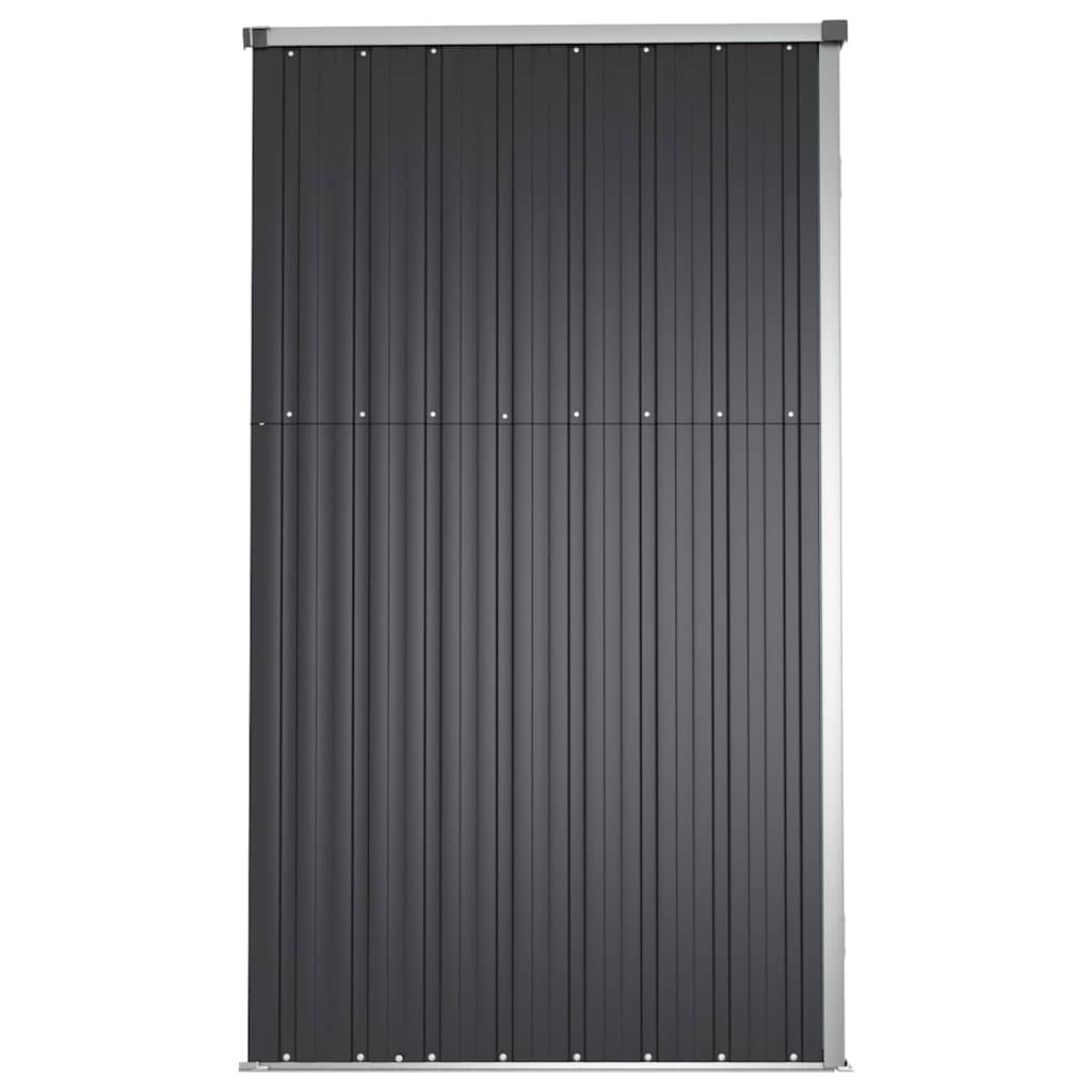 vidaXL Tool Shed | Anthracite | Galvanised steel, metal | Large |  Durable