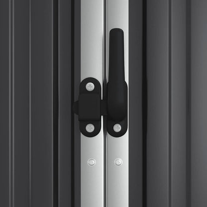 vidaXL Tool Shed | Anthracite | Galvanised steel, metal | Large |  Durable