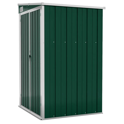 vidaXL Wall-mounted Garden Shed Green 118x100x178 cm Galvanised Steel