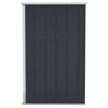 vidaXL Wall-mounted Garden Shed Anthracite 118x100x178 cm Steel