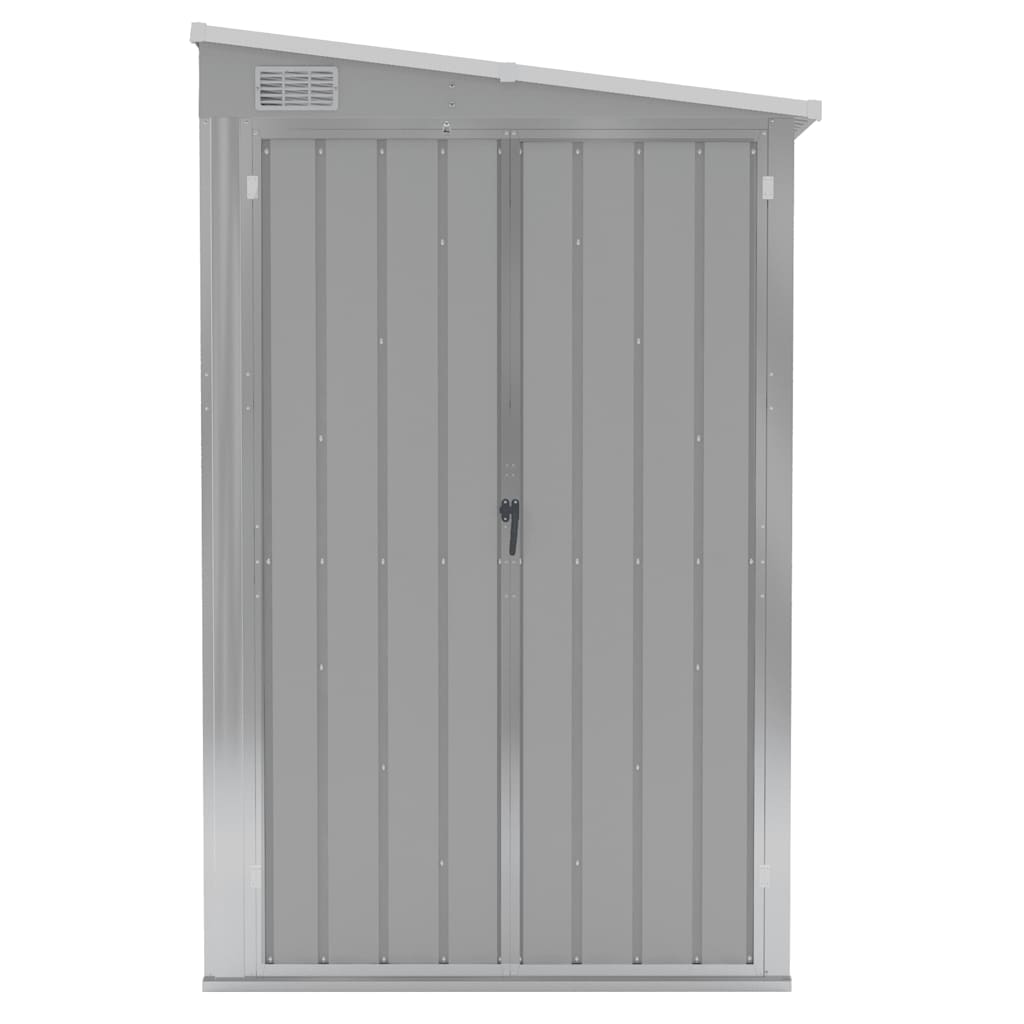 vidaXL Garden Shed | Grey | Galvanised Steel | Large | Garden Shed | Rectangular