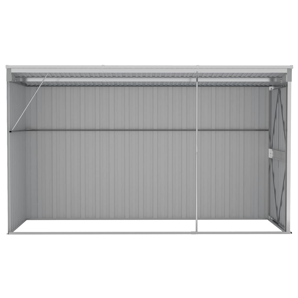 vidaXL Garden Shed | Grey | Galvanised Steel | Large | Garden Shed | Rectangular