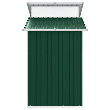 vidaXL Garden Shed Green 270x130x208.5 cm Galvanised Steel