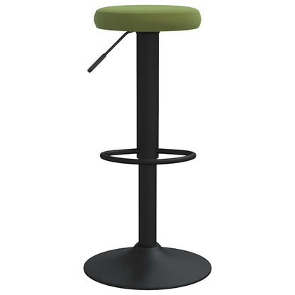 vidaXL Bar Stools 2 pcs Light Green Velvet