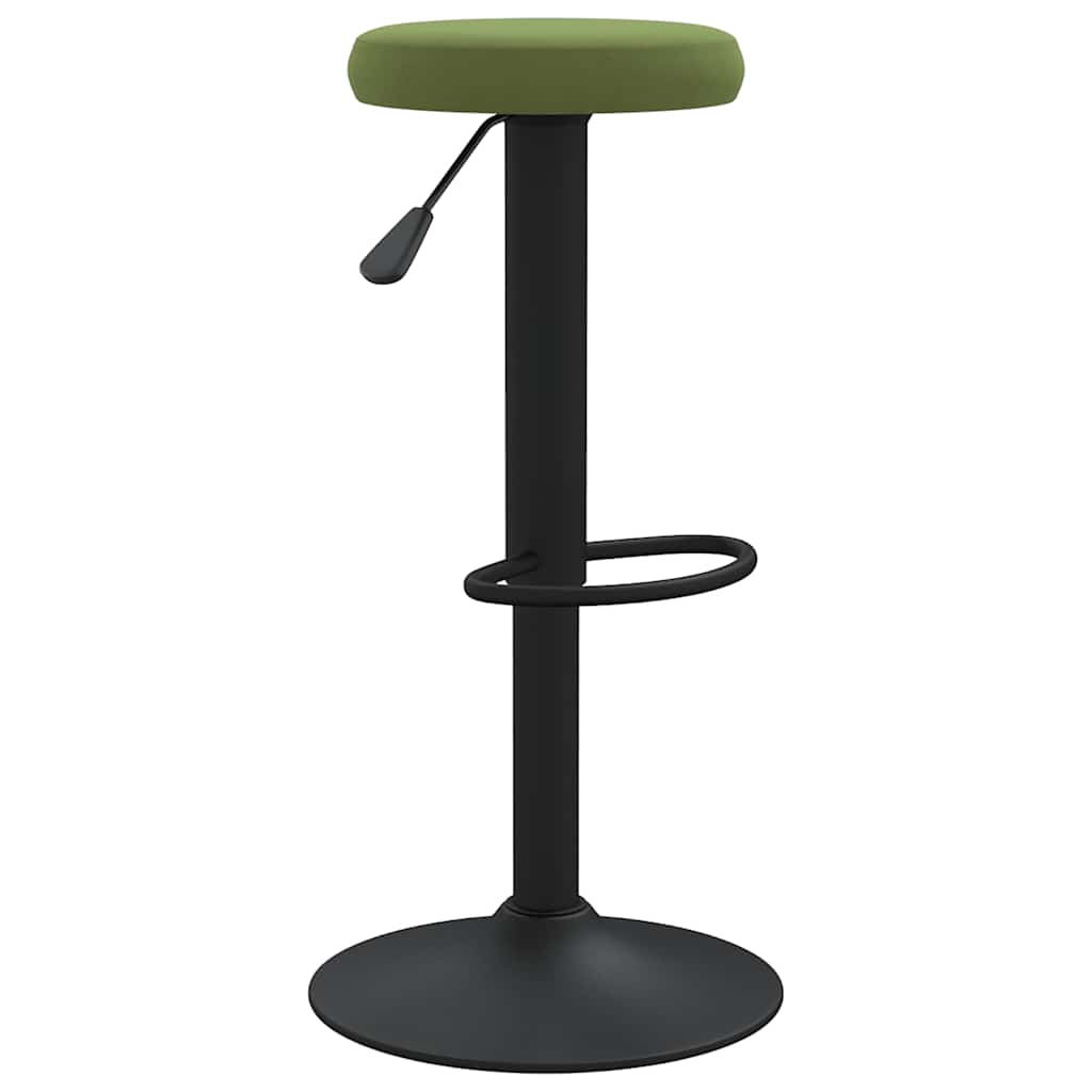 vidaXL Bar Stools 2 pcs Light Green Velvet