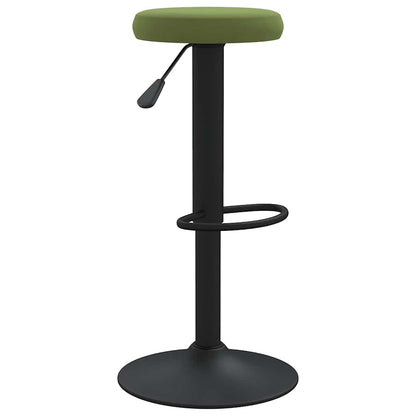 vidaXL Bar Stools 2 pcs Light Green Velvet