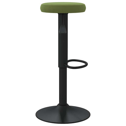vidaXL Bar Stools 2 pcs Light Green Velvet