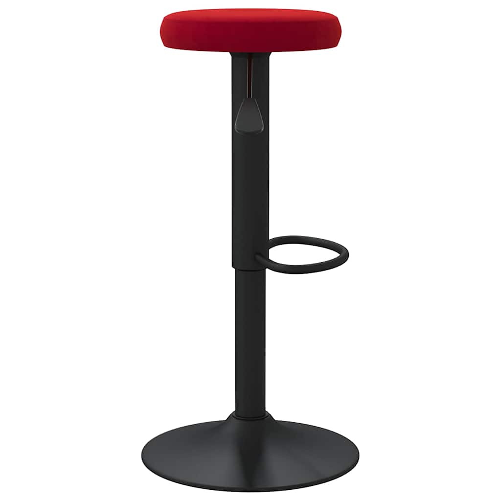vidaXL Bar Stools 2 pcs Wine Red Velvet