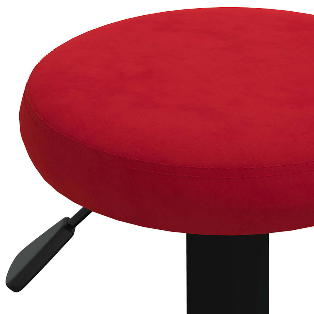 vidaXL Bar Stools 2 pcs Wine Red Velvet