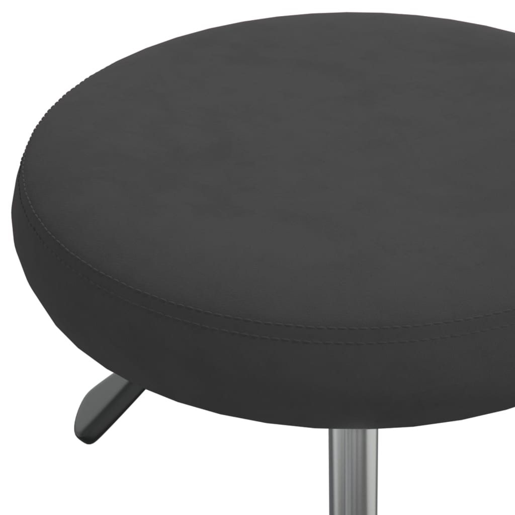 vidaXL Office Swivel Chair Black Velvet